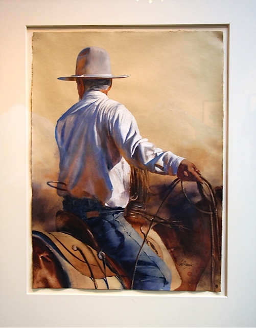 WillieMatthews is known for his Western watercolors.