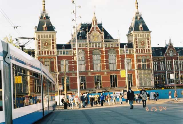 Central Station in Amsterdam