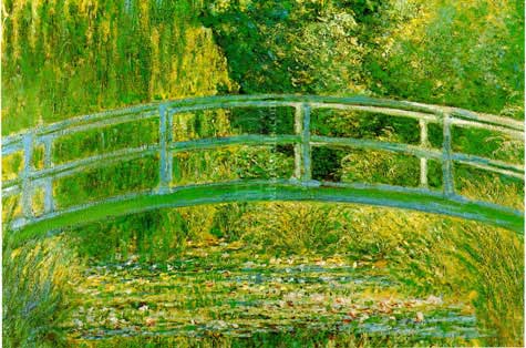 Monet Gallery image 3 - The Japanese Bridge by Claude Monet