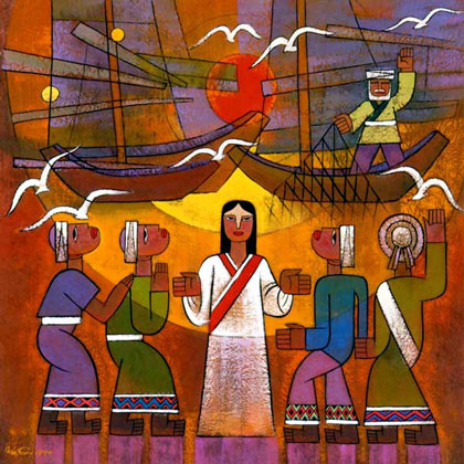 Calling Disciples, by He Qi, China
