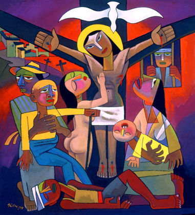 Crucifixion, by He Qi, China