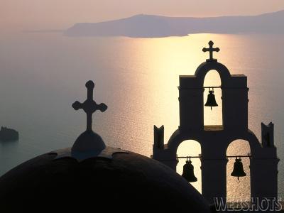 "Bell Gable, Thira Island, Greece"  H. Armstrong Roberts / American Stock Photography