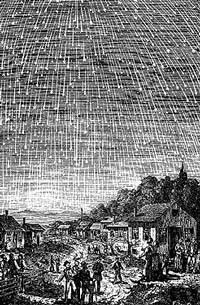 Leonid storm, 1833