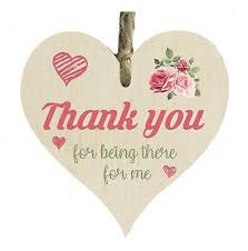 Thank You For Being There For Me Quote Friends Wooden Plaque Sign Gift htc44 | eBay